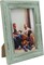 4x6 Picture Frame Made of Solid Wood High Definition Glass Rustic Antique Designs(Distress Teal B)5.5"L x 7.5"W